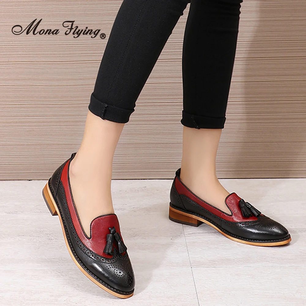 Comfortable leather loafers providing proper toe space and support