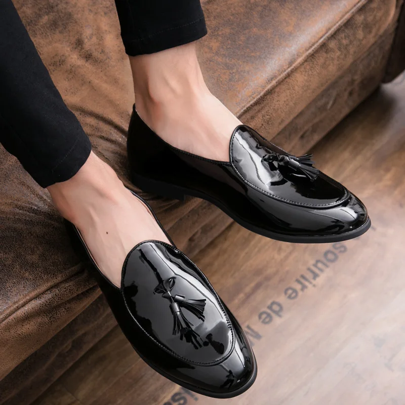 Premium leather loafer care kit with conditioners, polishes and application tools