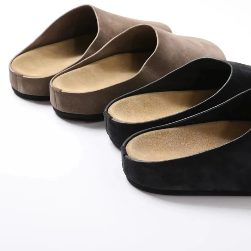 Classic Suede Mule Loafers for Women with Cushioned Comfort and Durable Platform Sole - Image 6