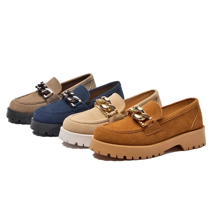 Women's wedge loafers with supportive contoured footbed and versatile professional styling