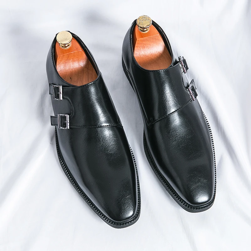 Premium pointed toe loafers featuring refined craftsmanship and elegant design details
