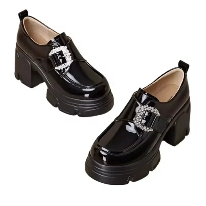 Stylish block heel loafers with decorative elements for elevated business casual attire