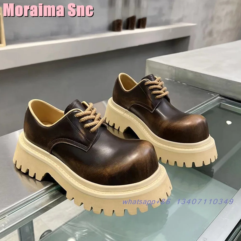 Comfortable lace-up block heel loafers styled for professional office environment