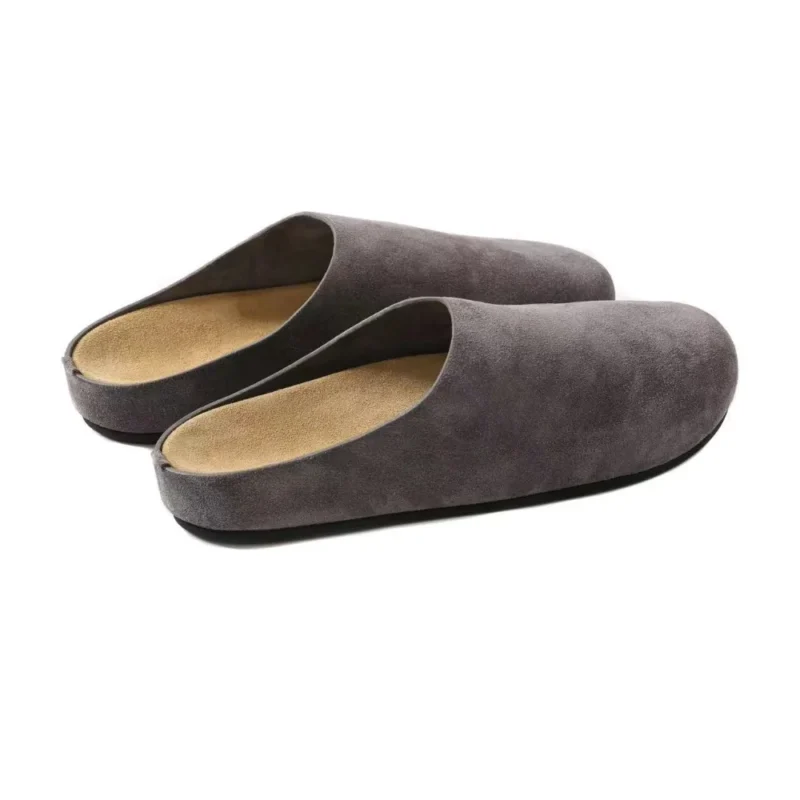 Classic Suede Mule Loafers for Women with Cushioned Comfort and Durable Platform Sole - Image 4