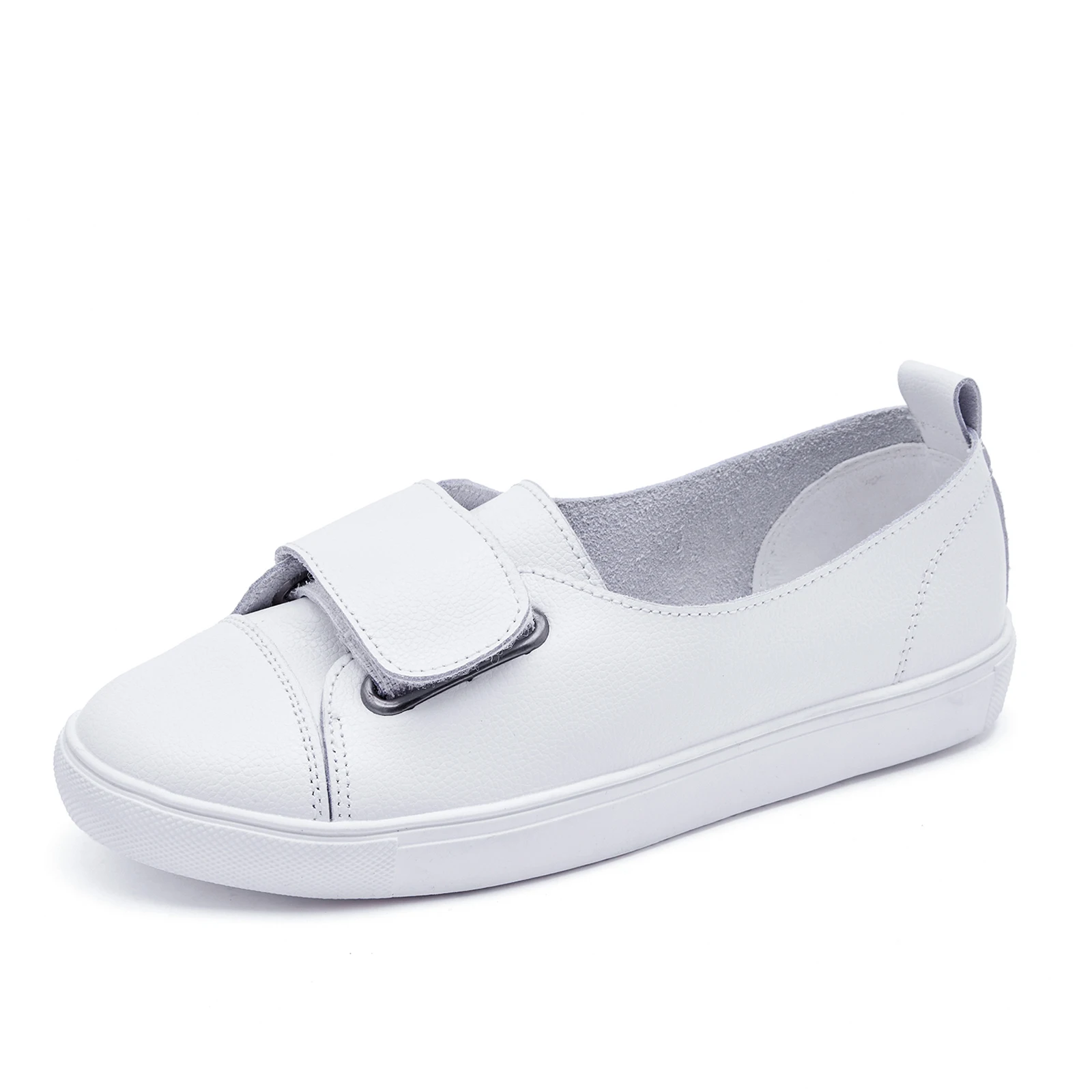 Versatile white loafers paired with different outfit styles