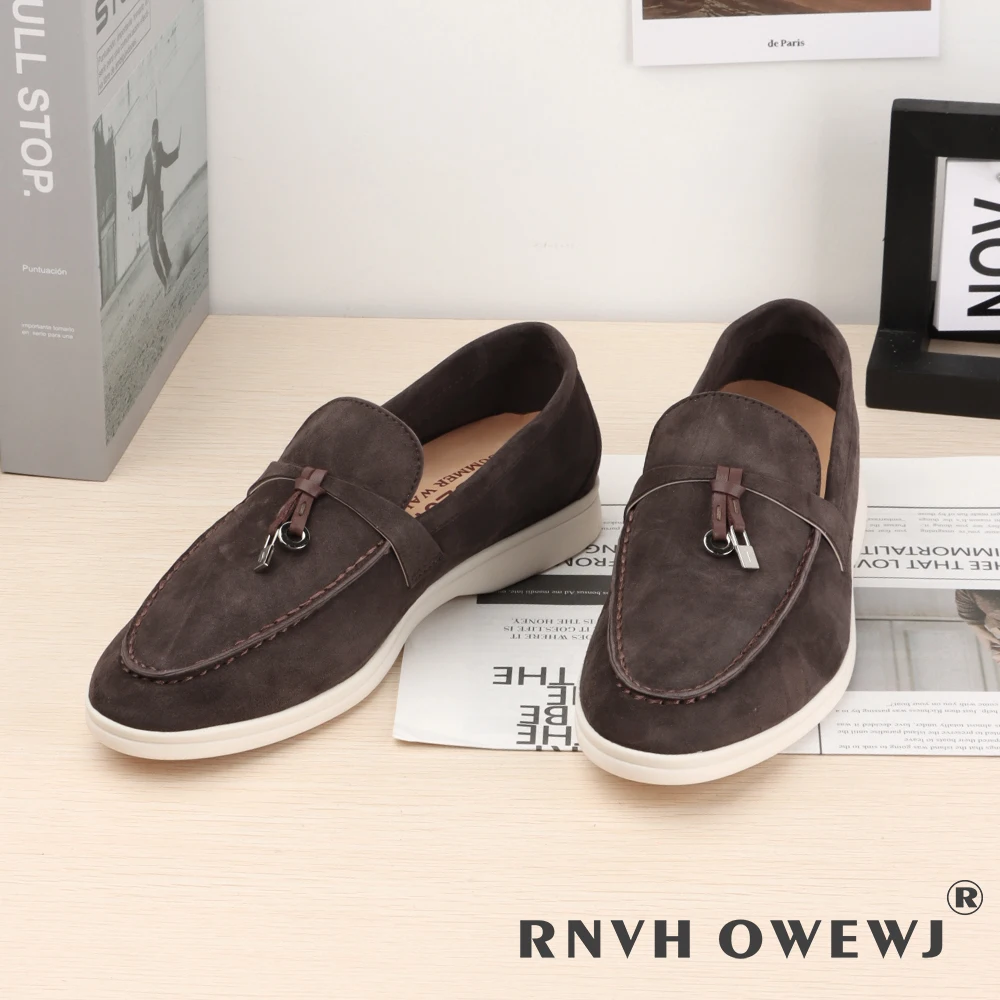 Premium suede loafers with comfortable insole for city exploration