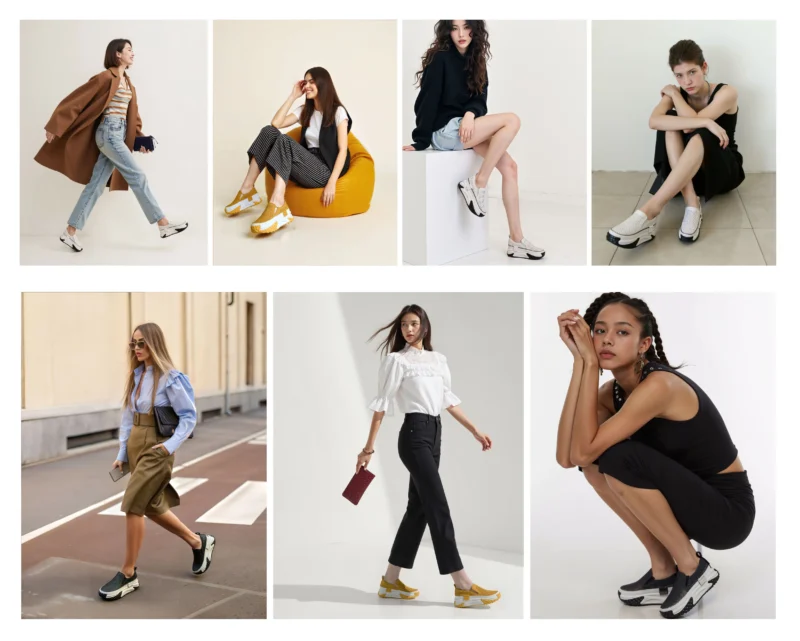 Genuine Leather Platform Loafers for Women with 7cm Chunky Heel for All-Day Comfort - Image 3