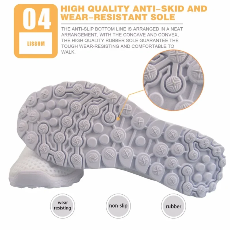 Breathable Mesh Daisy Print Penny Loafers for Women with Cushioned EVA Sole - Image 5
