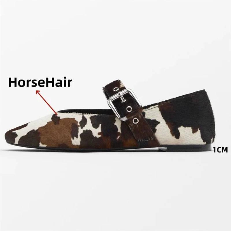 Leopard print square toe loafers demonstrating bold pattern trends in geometric footwear