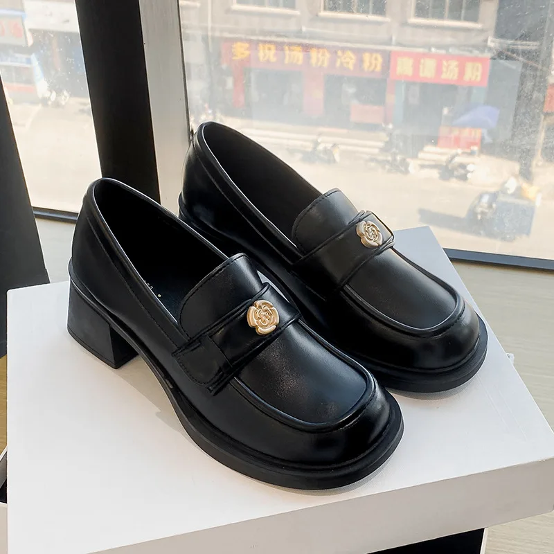 Different platform loafer designs creating unique visual statements