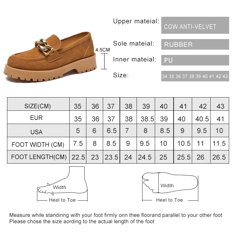 Suede platform loafers with chain detail for elevated jean styling