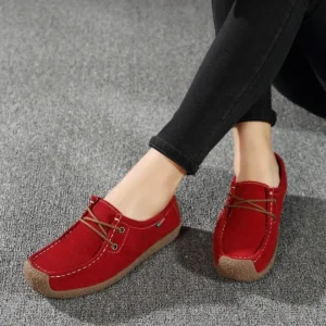 Classic Canvas Slip-On Loafers for Women with Comfortable EVA Insole