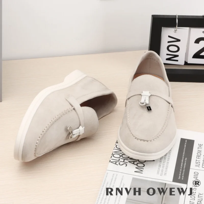 Premium Suede Slip-On Loafers for Women with Sheepskin Insole for All-Day Comfort - Image 9