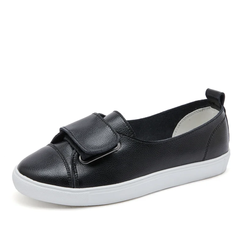 Classic Genuine Leather White Loafers for Women with Cushioned Comfort for Everyday Wear - Image 8