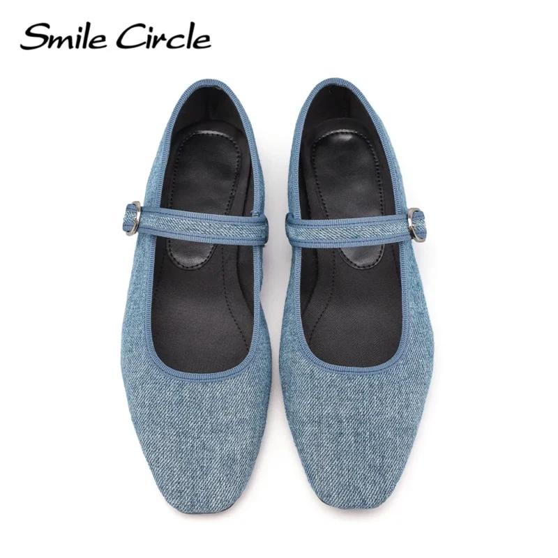 Velvet Leopard Print Mary Jane Ballet Flats with Comfortable Round Toe for Women - Image 5
